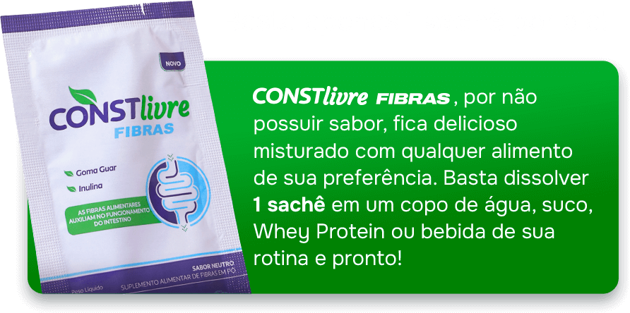 Constlivre Fibras - Modo de uso Constlivre Fibras - Modo de uso