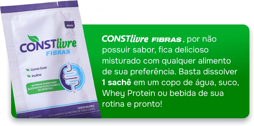 modo-uso Constlivre Fibras - Modo de uso